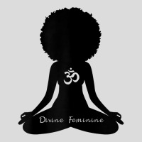 Womens Divine Feminine Black Girl Yoga Self Love Om Wellness T Shirt Men's Polo Shirt | Artistshot