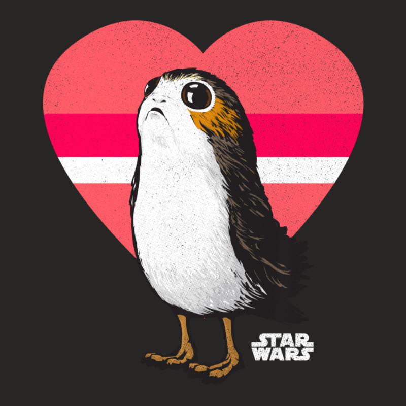 Trending Porg Big Love Heart Valentine's Day Ladies Fitted T-Shirt by Estrada Link | Artistshot