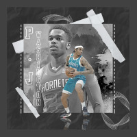 P.j. Washington Basketball Paper Poster Hornets 3 Vintage T-shirt | Artistshot