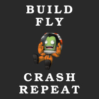 Build Fly Crash Repeat Printed Hat | Artistshot