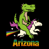 Arizona Tshirt Gift Dinosaur Riding Unicorn T Rex Kids Boy Girl Teen B V-neck Tee | Artistshot