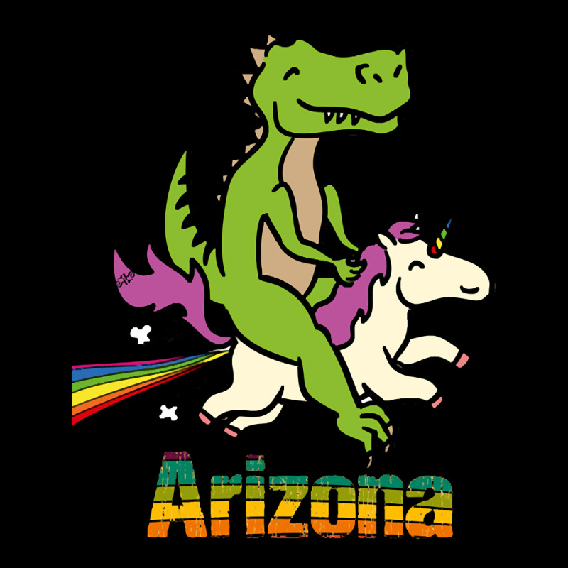 Arizona Tshirt Gift Dinosaur Riding Unicorn T Rex Kids Boy Girl Teen B V-Neck Tee by stumbledfeatures425 | Artistshot