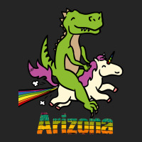 Arizona Tshirt Gift Dinosaur Riding Unicorn T Rex Kids Boy Girl Teen B Unisex Hoodie | Artistshot