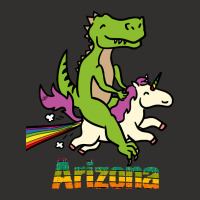 Arizona Tshirt Gift Dinosaur Riding Unicorn T Rex Kids Boy Girl Teen B Champion Hoodie | Artistshot