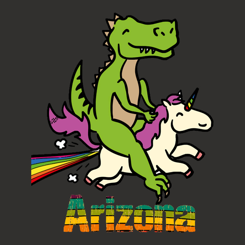 Arizona Tshirt Gift Dinosaur Riding Unicorn T Rex Kids Boy Girl Teen B Champion Hoodie by stumbledfeatures425 | Artistshot