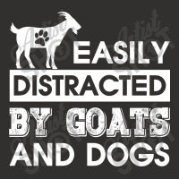 Easily Distracted By Goats And Dogs Champion Hoodie | Artistshot