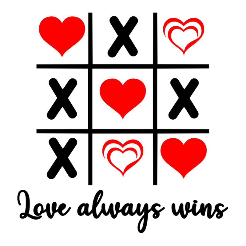 Love Always, Wins Tris Tic Tac Toe Valentines Day Sweatshirt Youth Sweatshirt | Artistshot