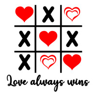 Love Always, Wins Tris Tic Tac Toe Valentines Day Sweatshirt Youth Zipper Hoodie | Artistshot