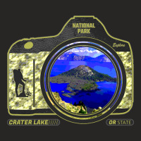 Crater Lake National Park Adventure, Oregon, Photographers Ladies Fitted T-shirt | Artistshot