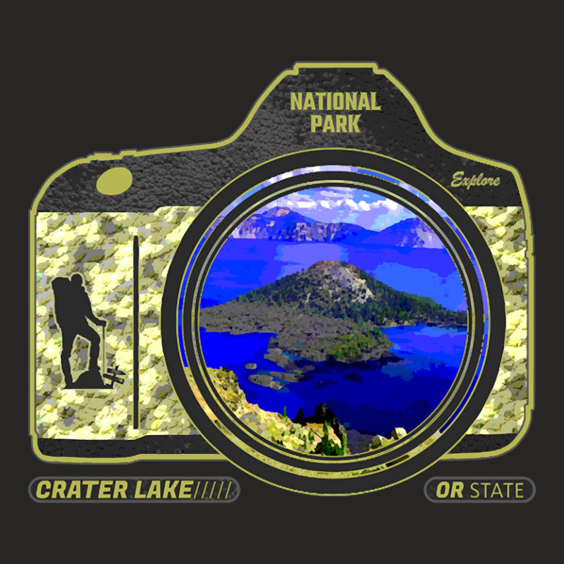 Crater Lake National Park Adventure, Oregon, Photographers Ladies Fitted T-Shirt by mysofiazo | Artistshot