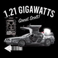 Back To The Future 1.21 Gigawatts Delorean Car Pocket T-shirt | Artistshot