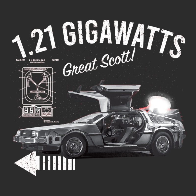 Back To The Future 1.21 Gigawatts Delorean Car Exclusive T-shirt by samplesend0 | Artistshot