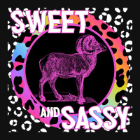 Bighorn Ram Sheep Sweet And Sassy Animal Rainbow Leopard Print Graphic Youth T-shirt | Artistshot