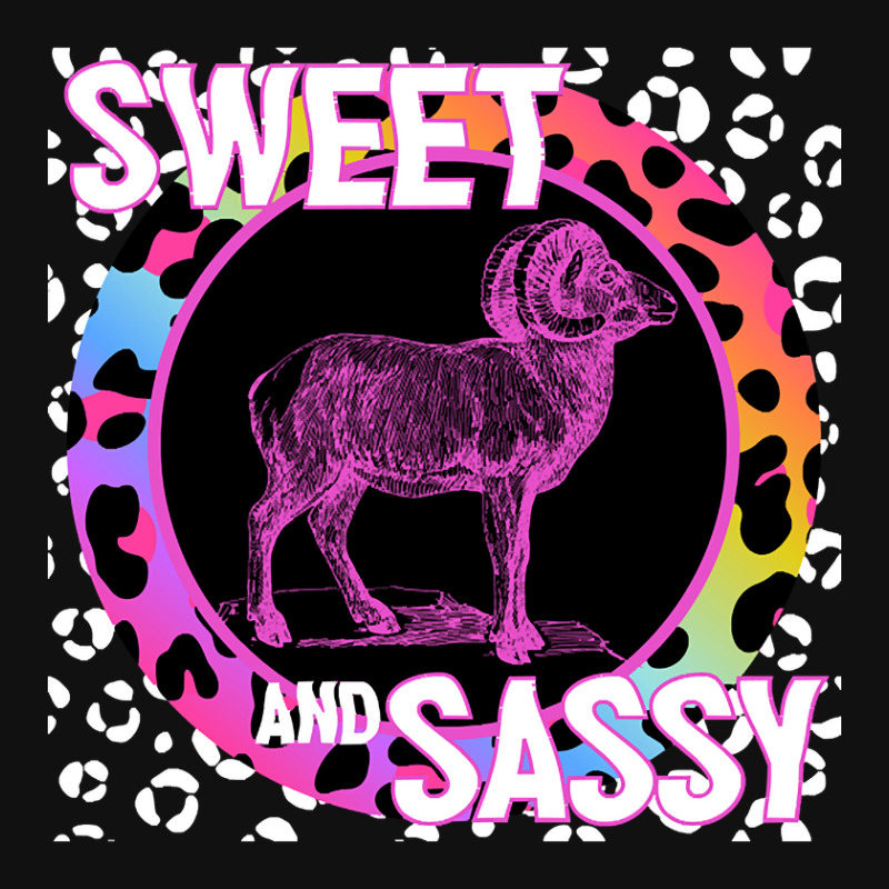 Bighorn Ram Sheep Sweet And Sassy Animal Rainbow Leopard Print Graphic Youth T-shirt by jauntdemant049 | Artistshot