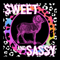 Bighorn Ram Sheep Sweet And Sassy Animal Rainbow Leopard Print Baby Tee | Artistshot