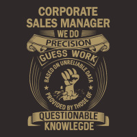 Corporate Sales Manager - We Do Precision Racerback Tank | Artistshot