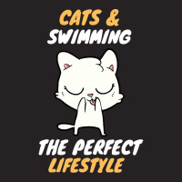 Cats And Swimming Lifestyle Vintage Cap | Artistshot