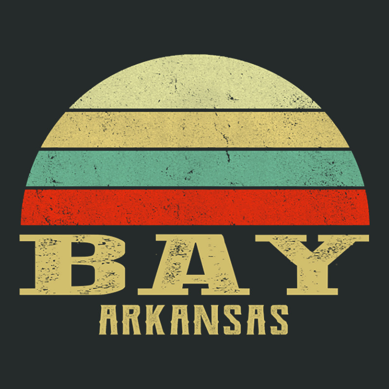 Bay Arkansas Vintage Retro Sunset Women's Triblend Scoop T-shirt by ternacanuda | Artistshot