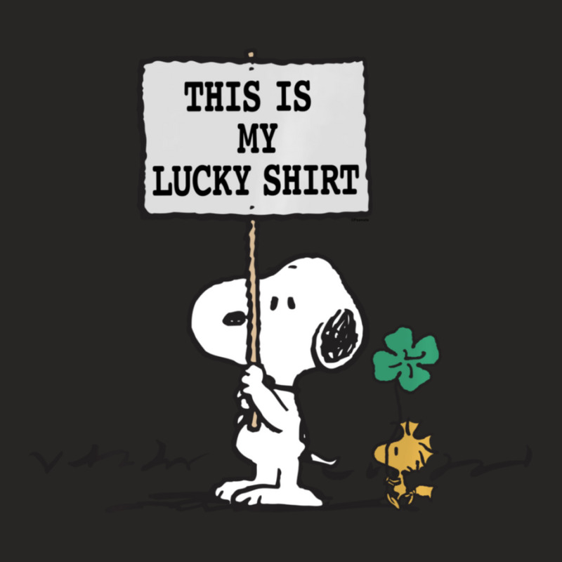 Hot Trend Peanuts St Patrick's Day This Is My Lucky Ladies Fitted T-Shirt by Berrios Crisp | Artistshot