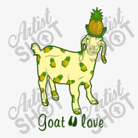 Goat Love Pinapple Ladies Fitted T-shirt | Artistshot