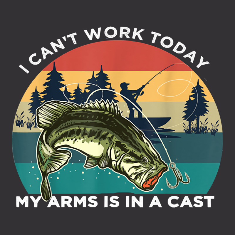 Fishing Fish I Cant Work Today My Arms Is In A Cast 6 Fisher Hook Vintage Short | Artistshot