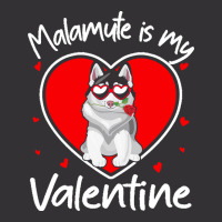 Alaskan Malamute Is My Valentine T  Shirt Alaskan Malamute Is My Valen Vintage Hoodie And Short Set | Artistshot