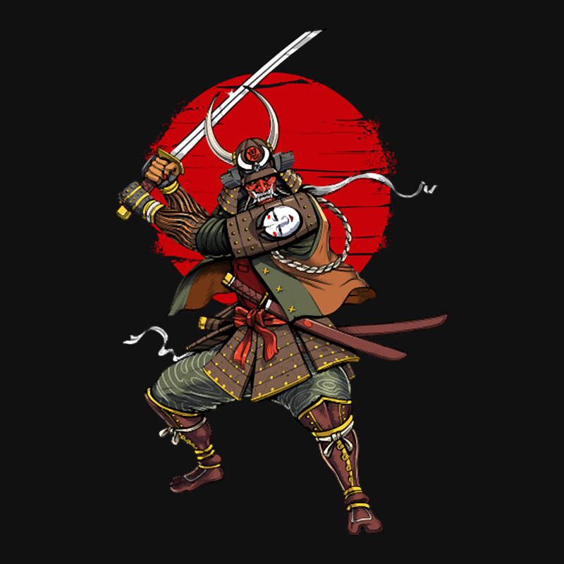 Demon Samurai Warrior Throw Pillow | Artistshot