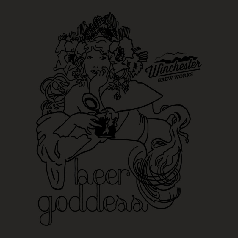 Beer Goddess (dark Ink) Ladies Fitted T-Shirt by fashionghetto297 | Artistshot