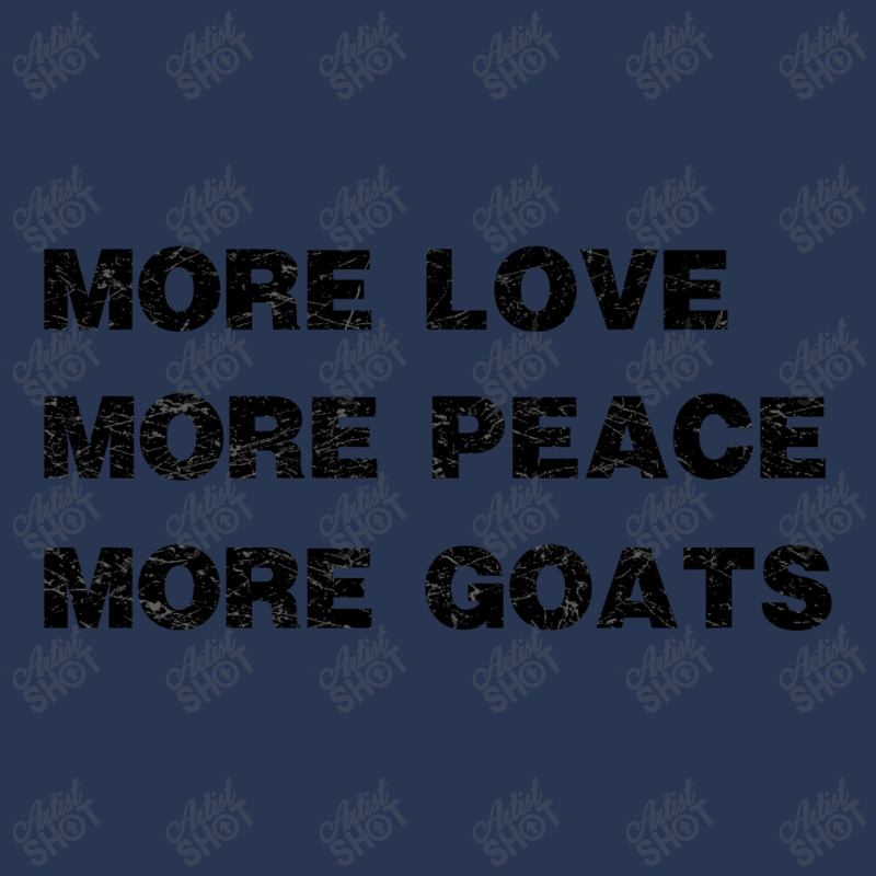 More Love More Peace More Goats Men Denim Jacket by hoainv | Artistshot