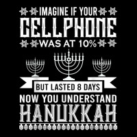 Imagine If Your Cellphone   Hanukkah T Shirt Adjustable Cap | Artistshot