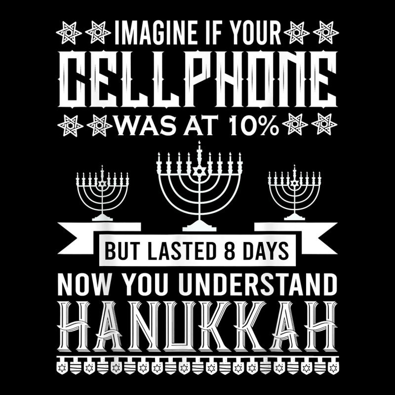 Imagine If Your Cellphone   Hanukkah T Shirt Adjustable Cap by saterseim | Artistshot