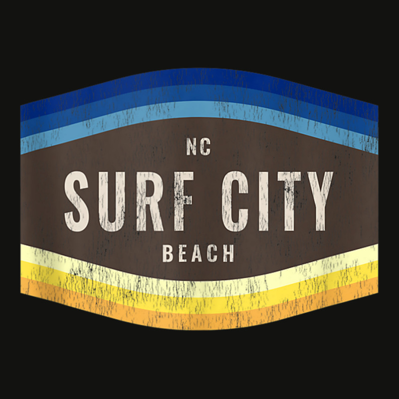 Surf City, Nc Vacationing Shoreline Palette Tank Top Scorecard Crop Tee by jessen | Artistshot