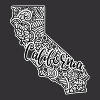 California Usa Mandala Design Vintage Hoodie And Short Set | Artistshot