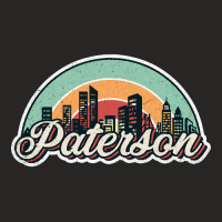 Paterson City Retro Ladies Fitted T-shirt | Artistshot