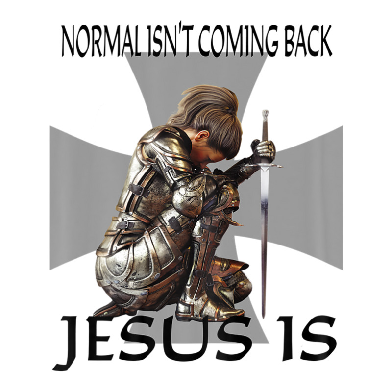 Normal Isn't Coming Back Jesus Is Christian Warrior Messages V-neck Tee | Artistshot