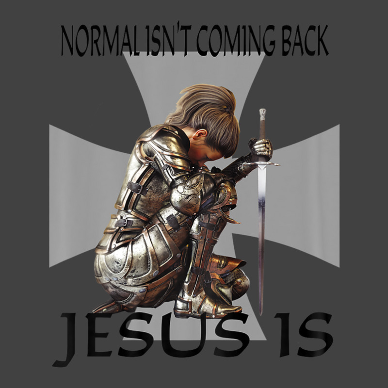 Normal Isn't Coming Back Jesus Is Christian Warrior Messages Vintage T-shirt | Artistshot