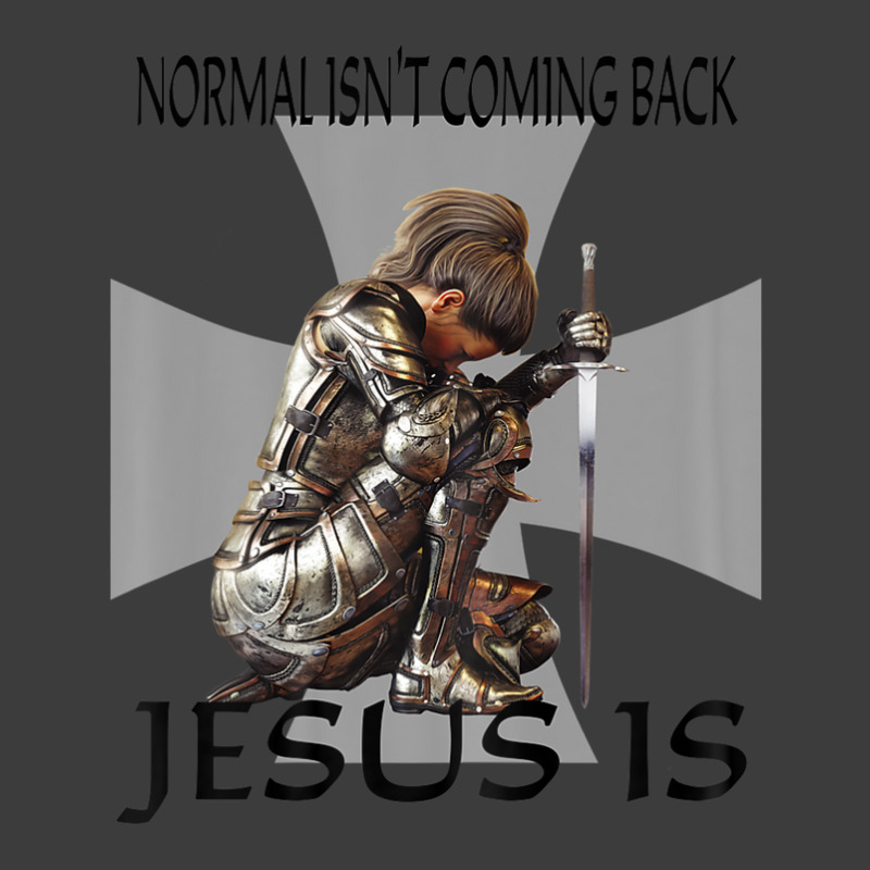 Normal Isn't Coming Back Jesus Is Christian Warrior Messages Men's Polo Shirt | Artistshot