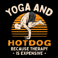 Yoga And Hotdog Therapy Fitness Sausage Health Meat Lover T Shirt Adjustable Cap | Artistshot