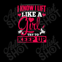 Gym  I Know I Lift Like A Girl Try To Keep Up Toddler Sweatshirt | Artistshot