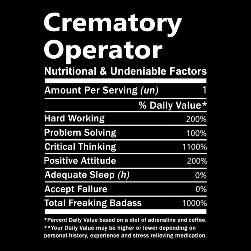 Crematory Operator - Nutritional And Undeniable Factors Long Sleeve Baby Bodysuit by BrianneRemers65 | Artistshot