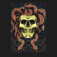 Medusa Gorgon Skull Snake Horror Greek Mythology Monster T Shirt Classic T-shirt | Artistshot