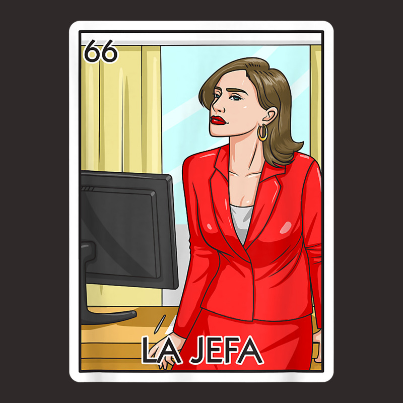 Jefa Gift The Boss Lady Card Mexican Lottery Chief Card T Shirt Racerback Tank by saterseim | Artistshot