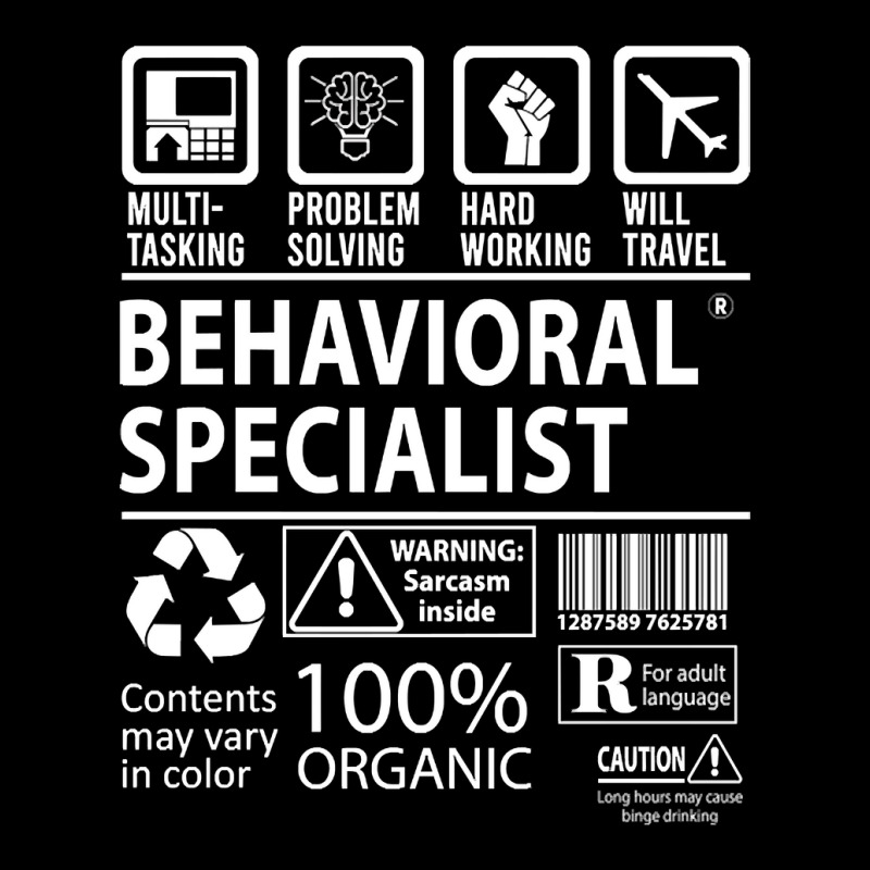 Behavioral Specialist T Shirt - Multitasking Certified Job Gift Item T Adjustable Cap by rentsabotage035@gmail.com | Artistshot