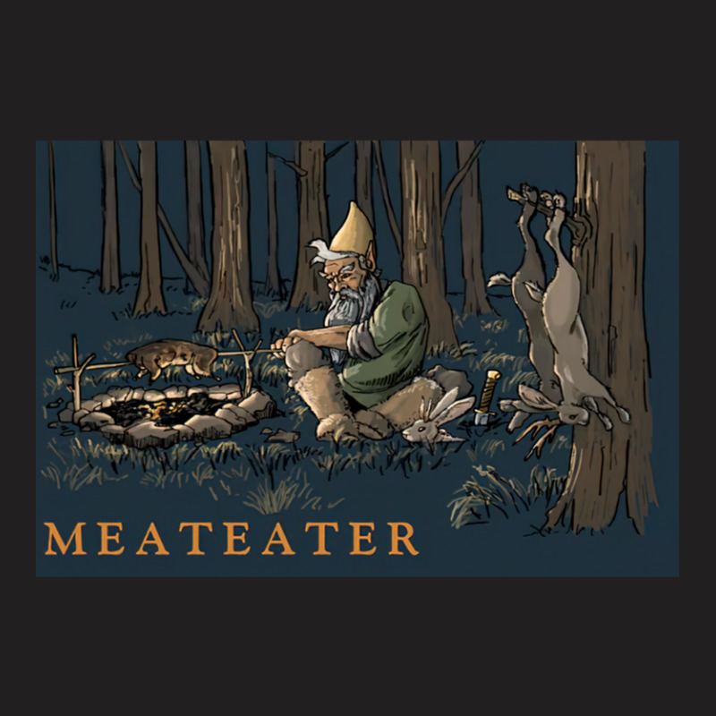 Meateater Gnome Grilled Rabbit T-Shirt by BarryGreen | Artistshot