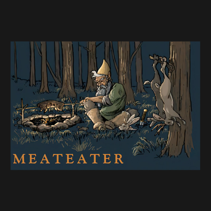 Meateater Gnome Grilled Rabbit Flannel Shirt by BarryGreen | Artistshot