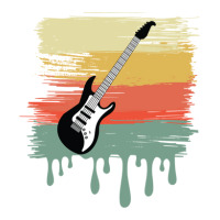 Electric Guitar Vintage Dripping Sticker | Artistshot