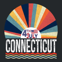 Connecticut 4th Of July Crewneck Sweatshirt | Artistshot