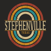 Vintage Retro Stephenville Texas Tx Women Men Souvenirs T Shirt Ladies Fitted T-shirt | Artistshot