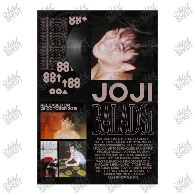 Joji Ballads1 Poster Poster Men's 3/4 Sleeve Pajama Set by monicash | Artistshot