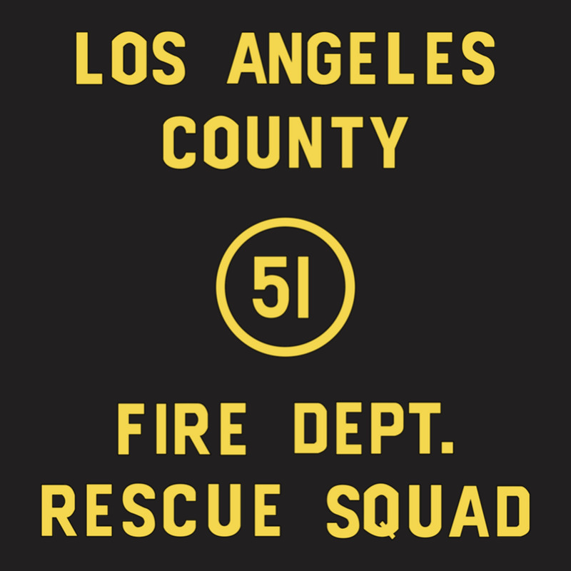 Emergency Squad 51 Door T-shirt | Artistshot